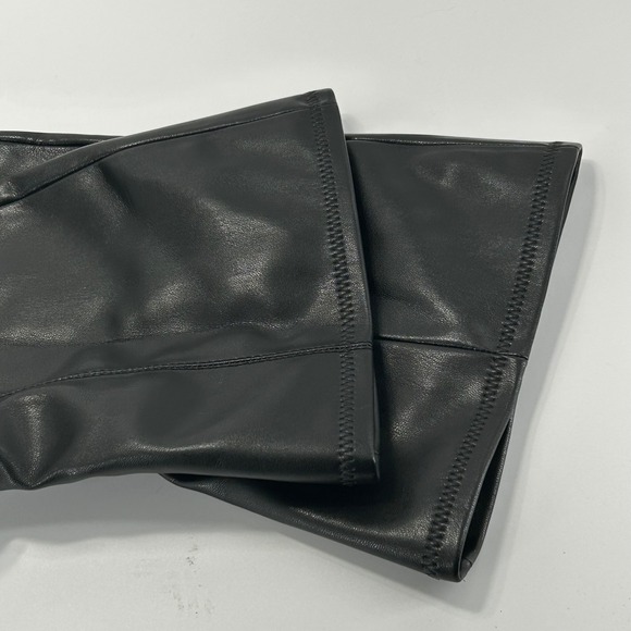 Franco Sarto Size 7.5 Black Over the Knee Boots Platform Square Toe Kelly NEW - Picture 8 of 12